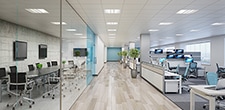 Open plan offices